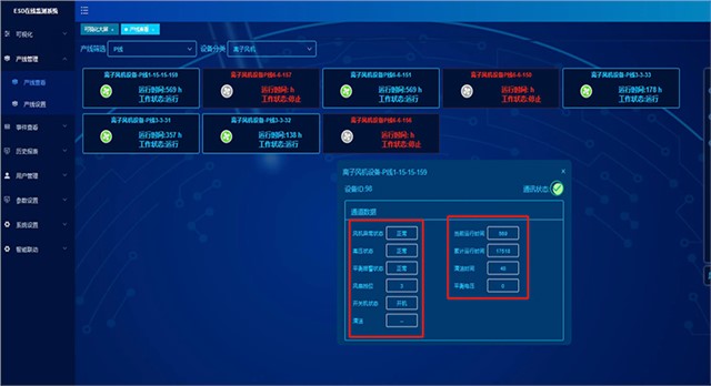 KERUISI/可瑞斯 DC-2030W-3R / KRS-30FR三头联网监控离子风机 KERUISI/可瑞斯 DC-2030W-3R / KRS-30FR三头联网监控离子风机