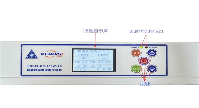 KERUISI/可瑞斯 DC-208W-2R双头联网监控离子风机 KERUISI/可瑞斯 DC-208W-2R双头联网监控离子风机