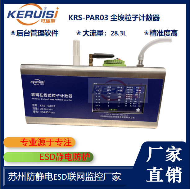 KERUISI/可瑞斯 KRS-PAR03尘埃粒子在线实时计数器