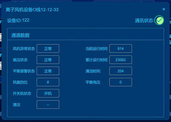KERUISI/可瑞斯 KRS-12FR台式联网监控离子风机